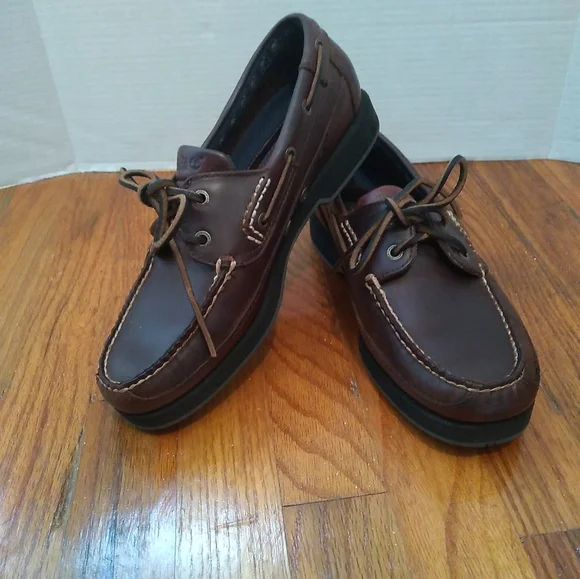 Timberland | Shoes | Timberland Mens Brown Leather Loafer  display picture 3